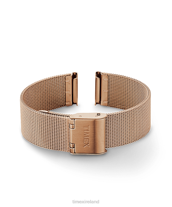 Straps | Rose-Gold-Tone Unisex Timex 16mm Mesh Band R6JT492