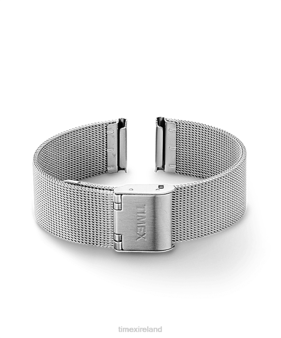 Straps | Silver-Tone Unisex Timex 16mm Stainless Steel Mesh Bracelet R6JT491