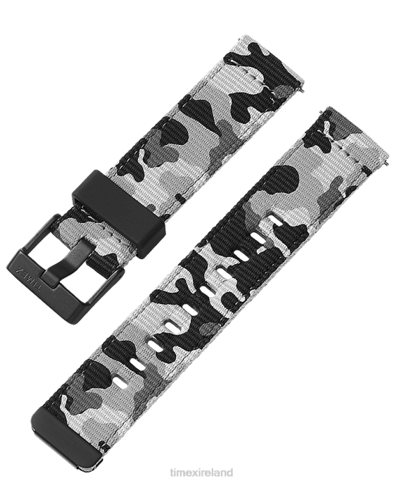 Straps | Camo Unisex Timex 22mm Quick-Release Fabric Strap R6JT517