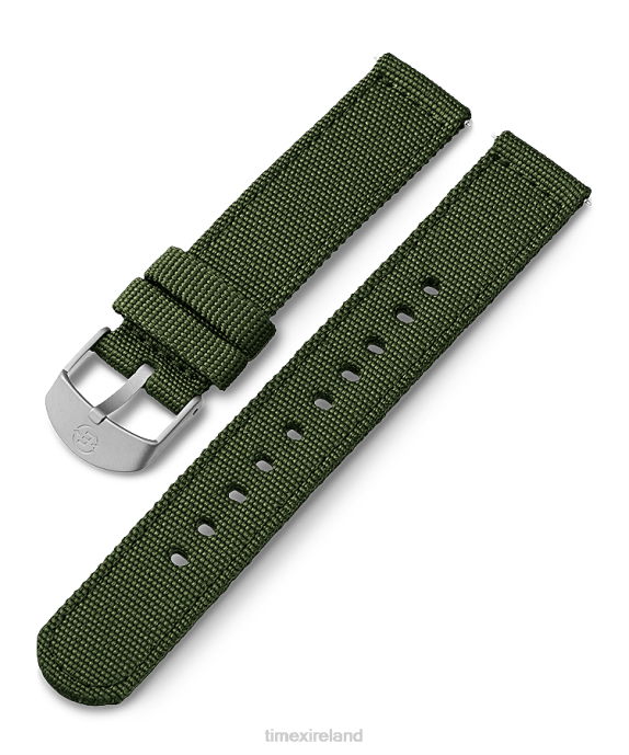 Straps | Green Unisex Timex 18mm Fabric Strap R6JT533