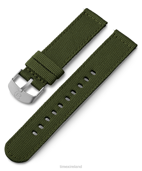 Straps | Green Unisex Timex 20mm Fabric Strap R6JT538