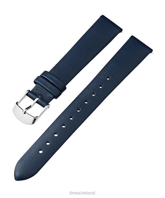 Straps | Blue Unisex Timex 16mm Leather Strap R6JT458