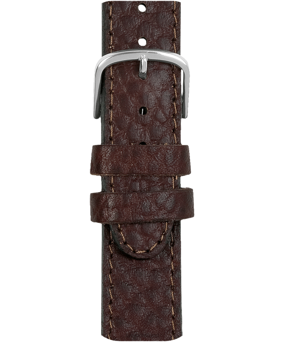 Straps | Brown/Textured Unisex Timex 18mm Leather Strap R6JT440