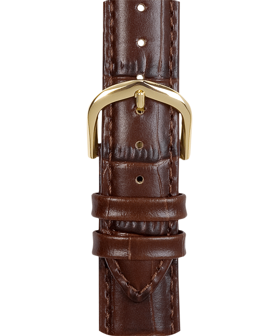 Straps | Brown Unisex Timex 18mm Leather Strap R6JT452