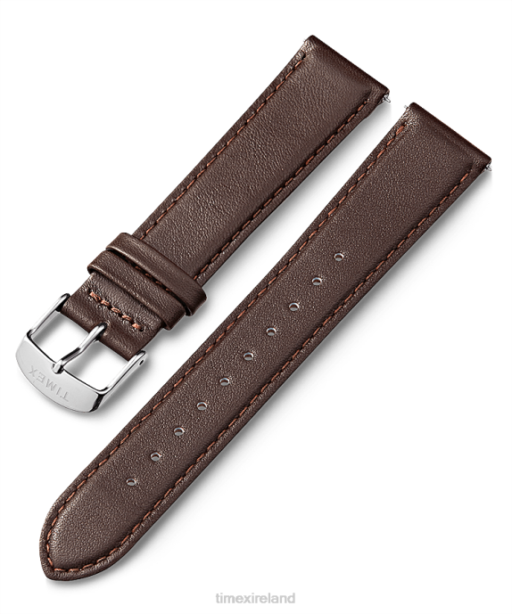 Straps | Brown Unisex Timex 20mm Quick Release Leather Strap R6JT422