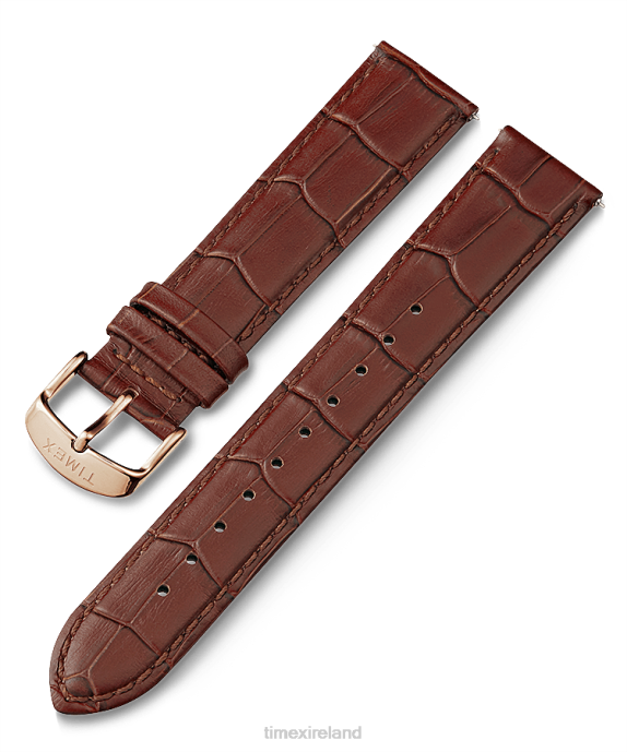 Straps | Brown Unisex Timex 20mm Quick Release Leather Strap R6JT425