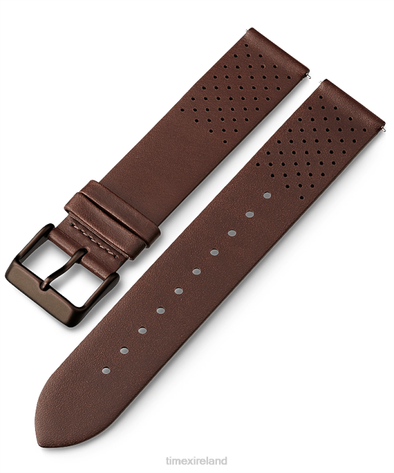 Straps | Brown Unisex Timex 20mm Quick Release Leather Strap R6JT465