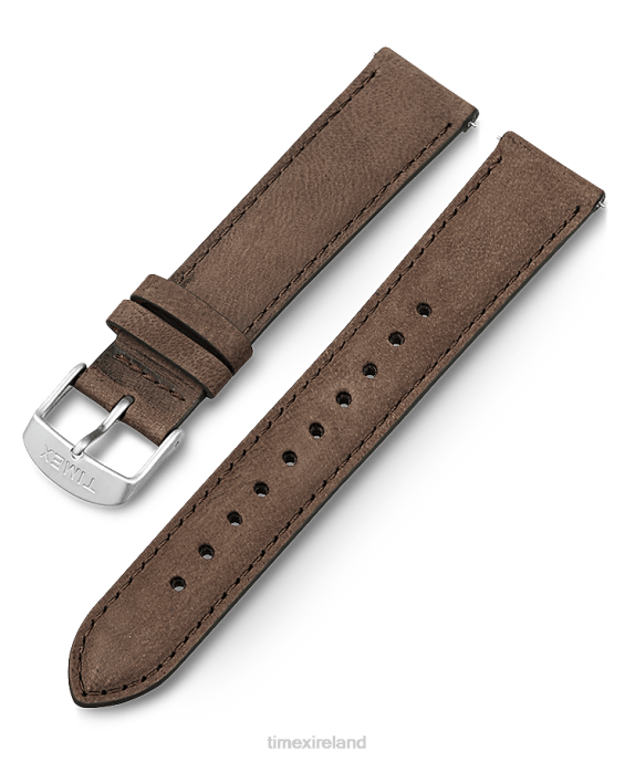 Straps | Brown Unisex Timex 20mm Quick Release Leather Strap R6JT476