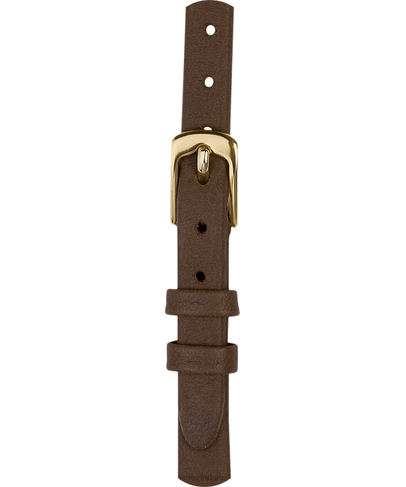 Straps | Brown Unisex Timex 9mm Leather Strap R6JT447