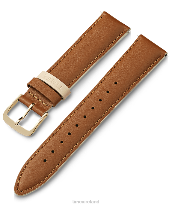 Straps | Tan Unisex Timex 20mm Leather Strap R6JT471