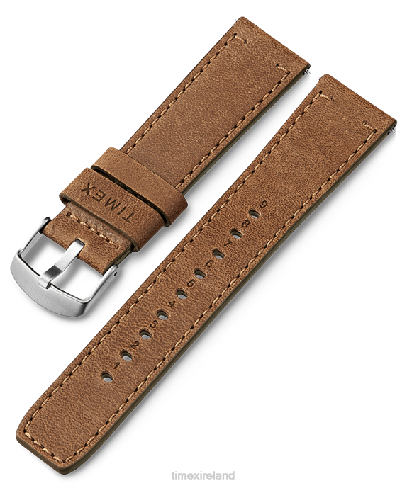 Straps | Tan Unisex Timex 22mm Quick Release Leather Strap R6JT435