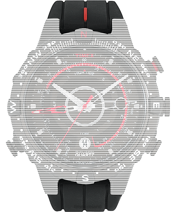 Straps | Black Unisex Timex Replacement Strap for Intelligent Quartz Flyback Chronograph R6JT652