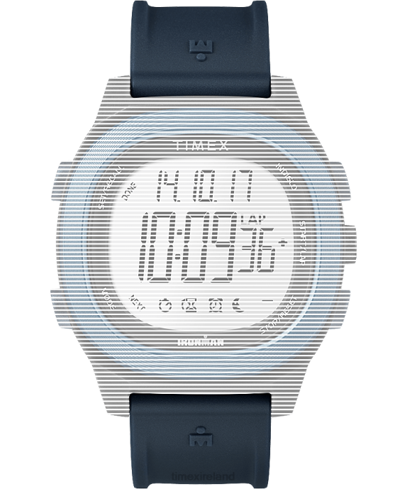 Straps | Blue Unisex Timex Replacement 20mm Matte Resin Strap for Ironman Transit R6JT566