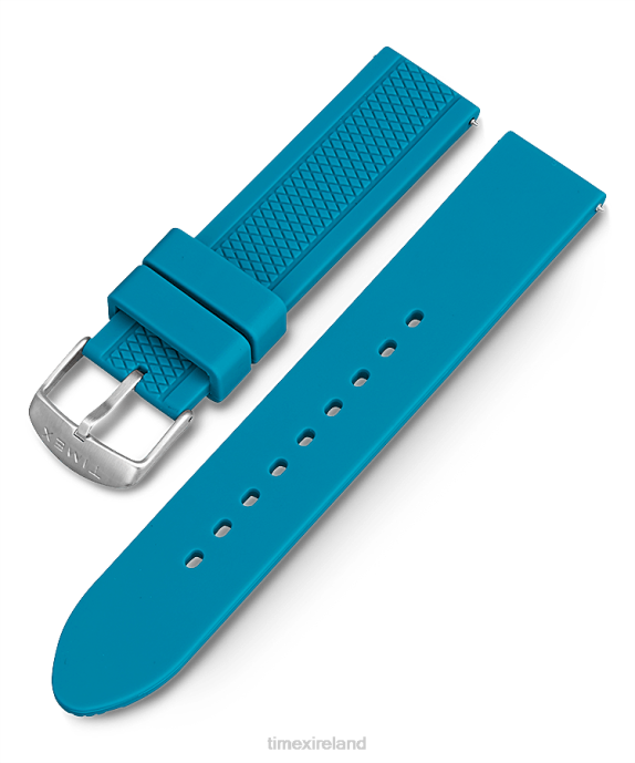 Straps | Teal Unisex Timex 21mm Quick Release Silicone Strap R6JT589