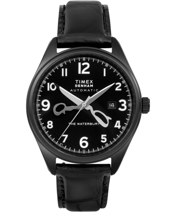 Watches | Black Men Timex x DENHAM Waterbury Automatic R6JT46