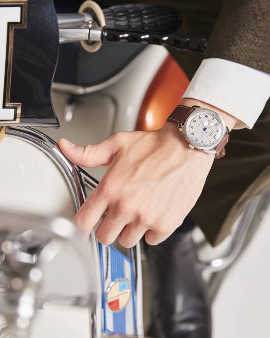 Watches | Stainless-Steel/Brown/Silver-Tone Men Timex Marlin Sub-Dial Automatic 39mm Leather Strap Watch R6JT40