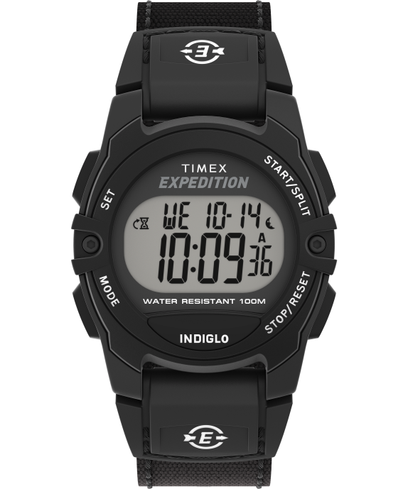 Watches | Black Men Timex Expedition CAT Midsize 34mm Fabric Strap Watch R6JT257