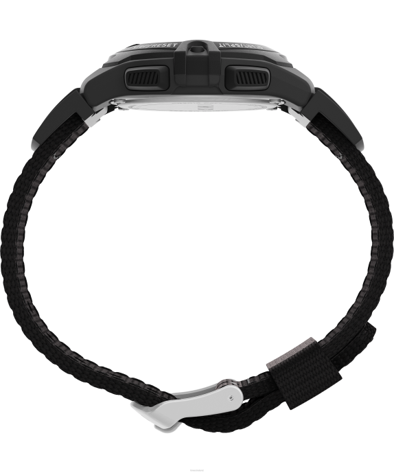 Watches | Black Men Timex Expedition CAT Midsize 34mm Fabric Strap Watch R6JT257