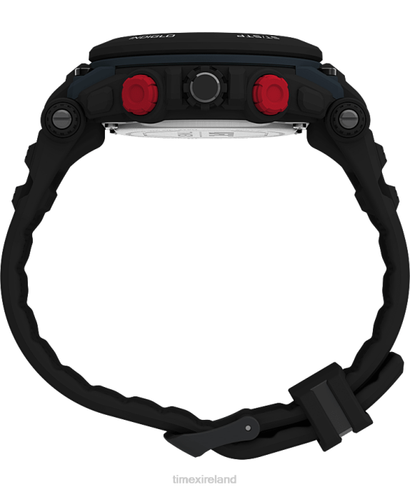 Watches | Black Men Timex UFC Impact 50mm Resin Strap Watch R6JT252