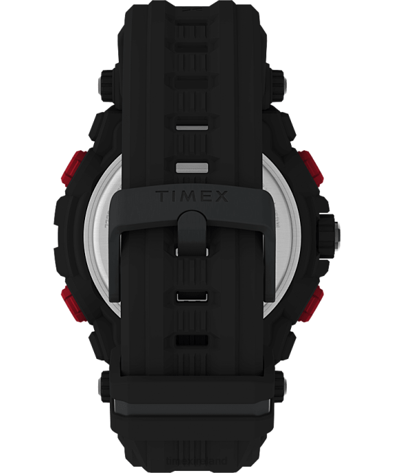 Watches | Black Men Timex UFC Impact 50mm Resin Strap Watch R6JT252