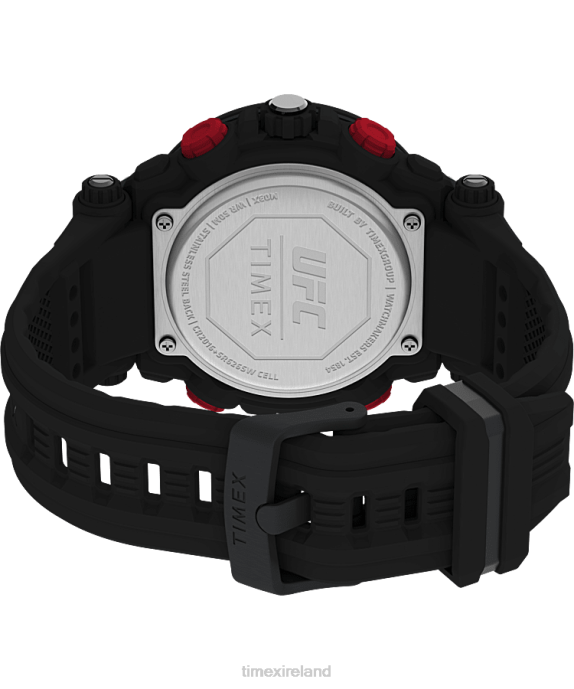 Watches | Black Men Timex UFC Impact 50mm Resin Strap Watch R6JT252