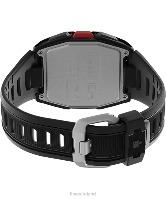 Watches | Black/Red Men Timex IRONMAN T300 Silicone Strap Watch R6JT265