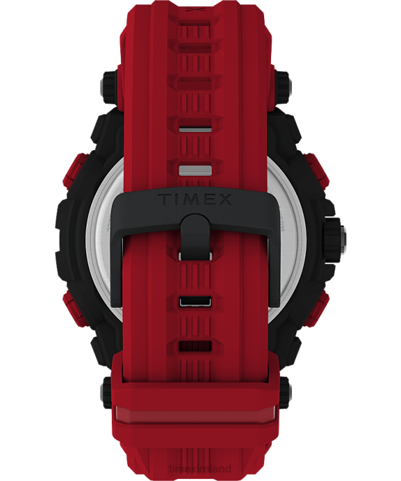 Watches | Black/Red Men Timex UFC Impact 50mm Resin Strap Watch R6JT246
