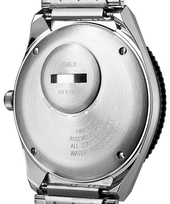 Watches | Stainless-Steel/Black/Green Men Q Timex Reissue 38mm Stainless Steel Bracelet Watch R6JT122