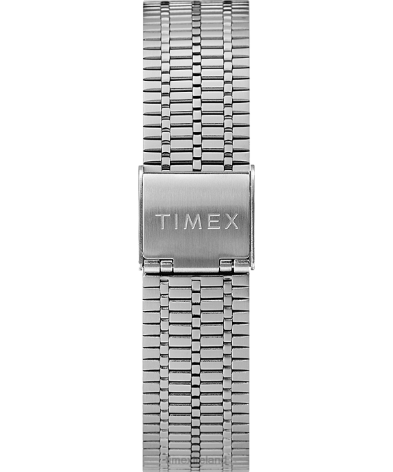 Watches | Stainless-Steel/Black/Red Men Q Timex Reissue 38mm Stainless Steel Bracelet Watch R6JT110