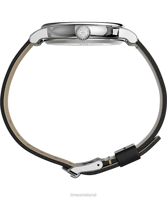 Watches | Silver-Tone/Black/White Men Timex Standard x Peanuts Featuring Snoopy Valentine's Day R6JT232