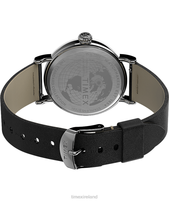 Watches | Silver-Tone/Black/White Men Timex Standard x Peanuts Featuring Snoopy Valentine's Day R6JT232