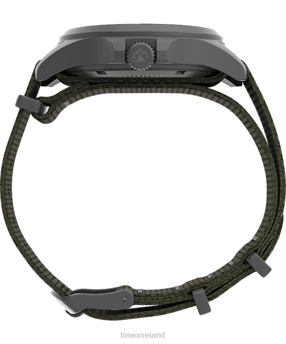 Watches | Gunmetal/Green Men Timex Expedition North Field Post Solar 41mm Recycled Fabric Strap Watch R6JT20