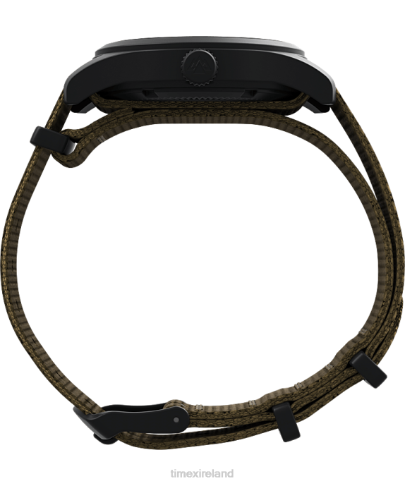 Watches | IP-Black/Tan/Black Men Timex Expedition North Field Post Solar 36mm Recycled Fabric Strap Watch R6JT23