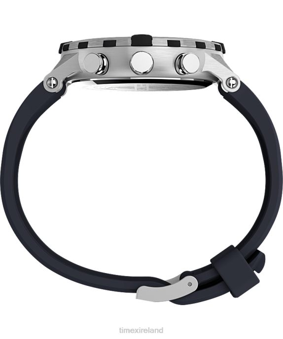 Watches | Stainless-Steel/Blue Men Timex Expedition North Tide-Temp-Compass 45mm Silicone Strap Watch R6JT36