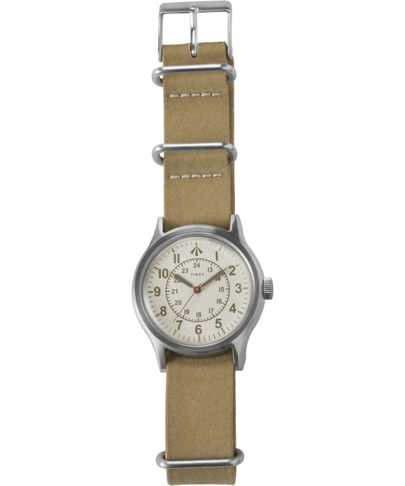 Watches | Tan Men Timex x Nigel Cabourn 36mm Fabric Strap Watch Set R6JT37