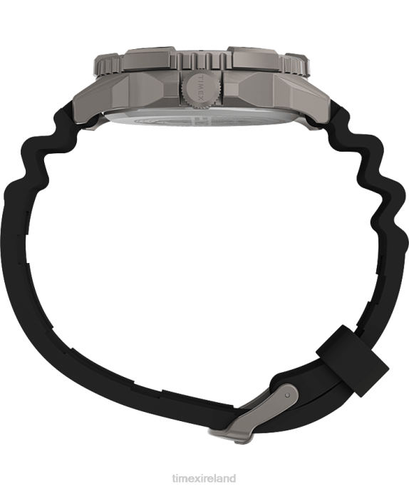 Watches | Titanium/Black Men Timex Expedition North Ridge 41mm Silicone Strap Watch R6JT7