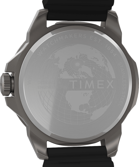 Watches | Titanium/Black Men Timex Expedition North Ridge 41mm Silicone Strap Watch R6JT7