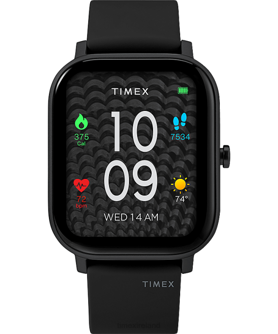 Watches | Black Men Timex Metropolitan S 36mm Silicone Strap Watch R6JT280