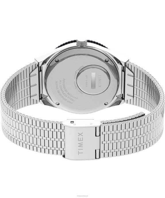 Watches | Stainless-Steel/Blue Men Q Timex Reissue 38mm Stainless Steel Bracelet Watch R6JT297