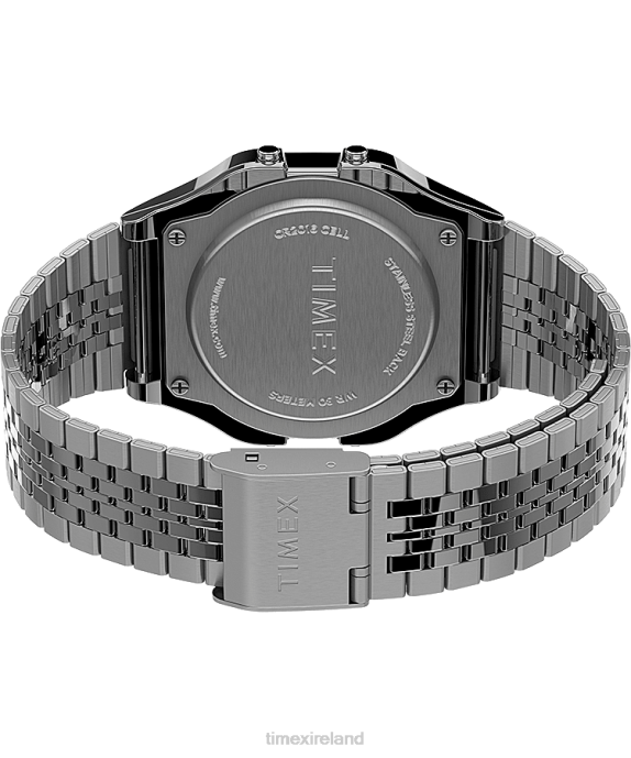 Watches | Silver-Tone Men Timex T80 34mm Stainless Steel Bracelet Watch R6JT139