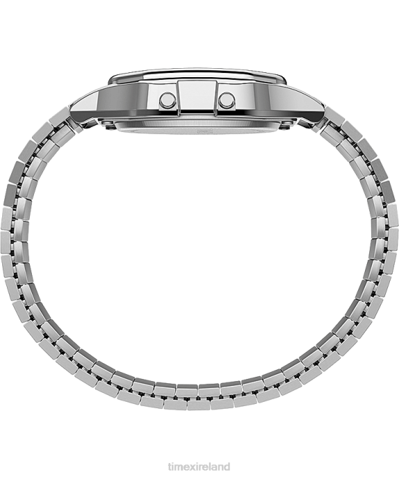 Watches | Silver-Tone Men Timex T80 34mm Stainless Steel Expansion Band Watch R6JT166