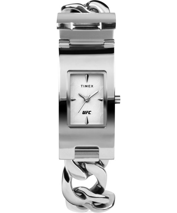 Watches | Silver-Tone Men Timex UFC Championship ID Bracelet 30mm Watch R6JT151