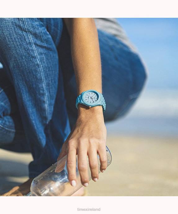 Watches | Blue Women Timex Legacy Ocean 37mm Recycled Plastic Bracelet Watch R6JT381