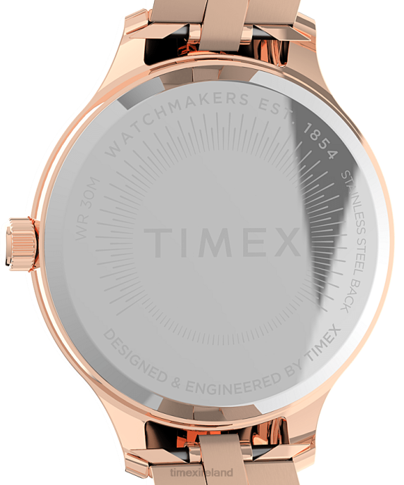 Watches | Rose-Gold-Tone/Pink Women Timex Peyton 36mm Stainless Steel Bracelet Watch R6JT339