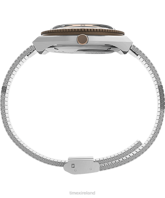 Watches | Stainless-Steel/Silver-Tone Women Q Timex 36mm Stainless Steel Bracelet Watch R6JT348