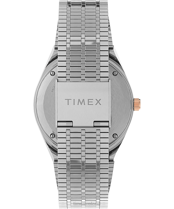Watches | Stainless-Steel/Silver-Tone Women Q Timex 36mm Stainless Steel Bracelet Watch R6JT348