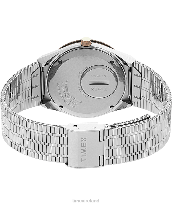 Watches | Stainless-Steel/Silver-Tone Women Q Timex 36mm Stainless Steel Bracelet Watch R6JT348