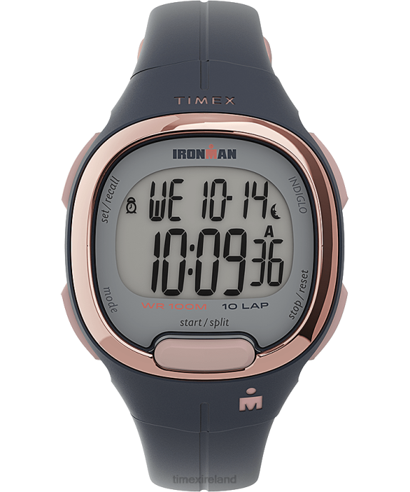 Watches | Navy/Rose-Gold-Tone Women Timex Transit 33mm Resin Strap Watch R6JT408